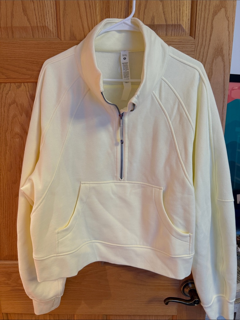 Half-Zip oversized scuba lululemon buttercream Sweatshirt